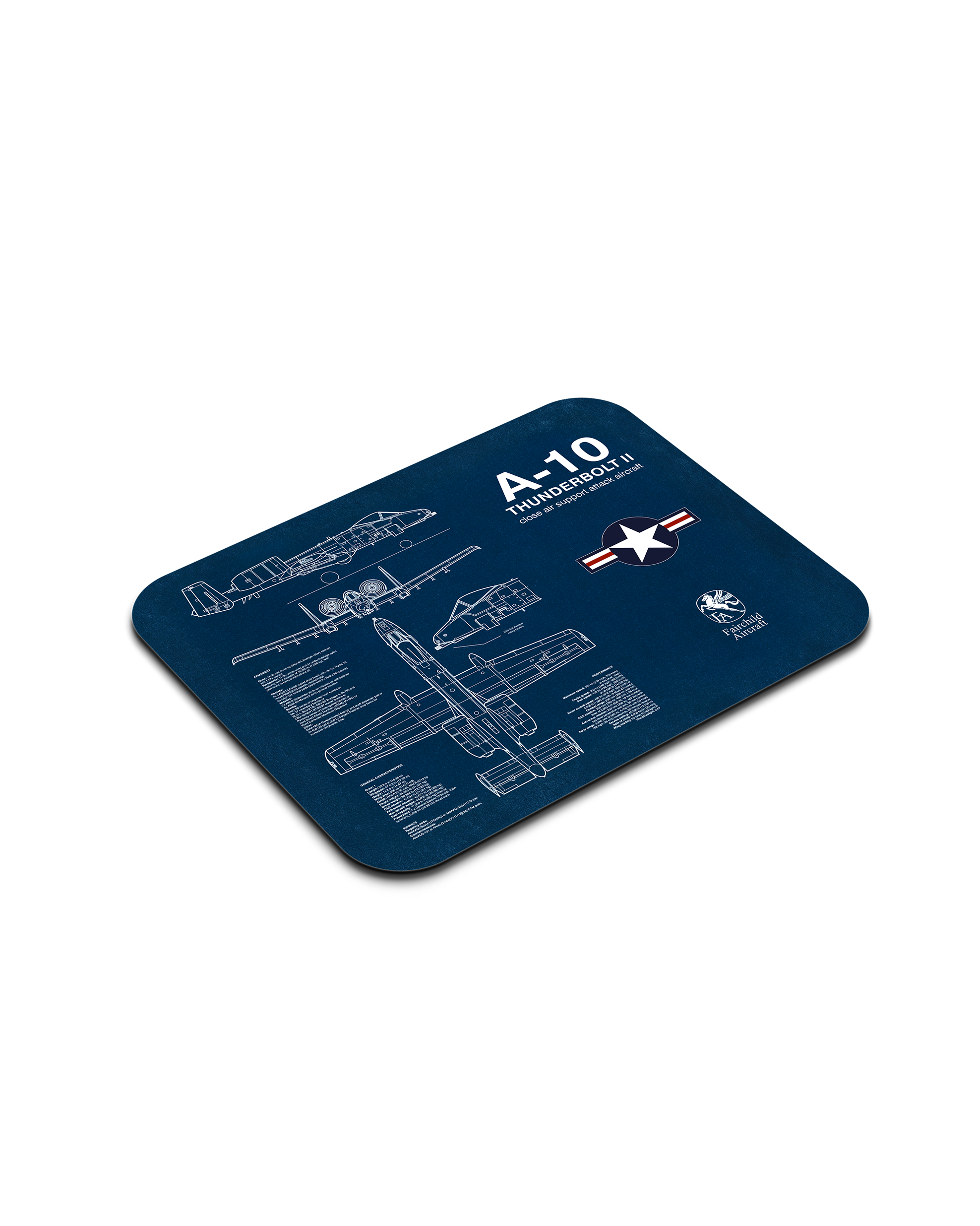 A-10 Thunderbolt Mouse Pad (3 Variants)