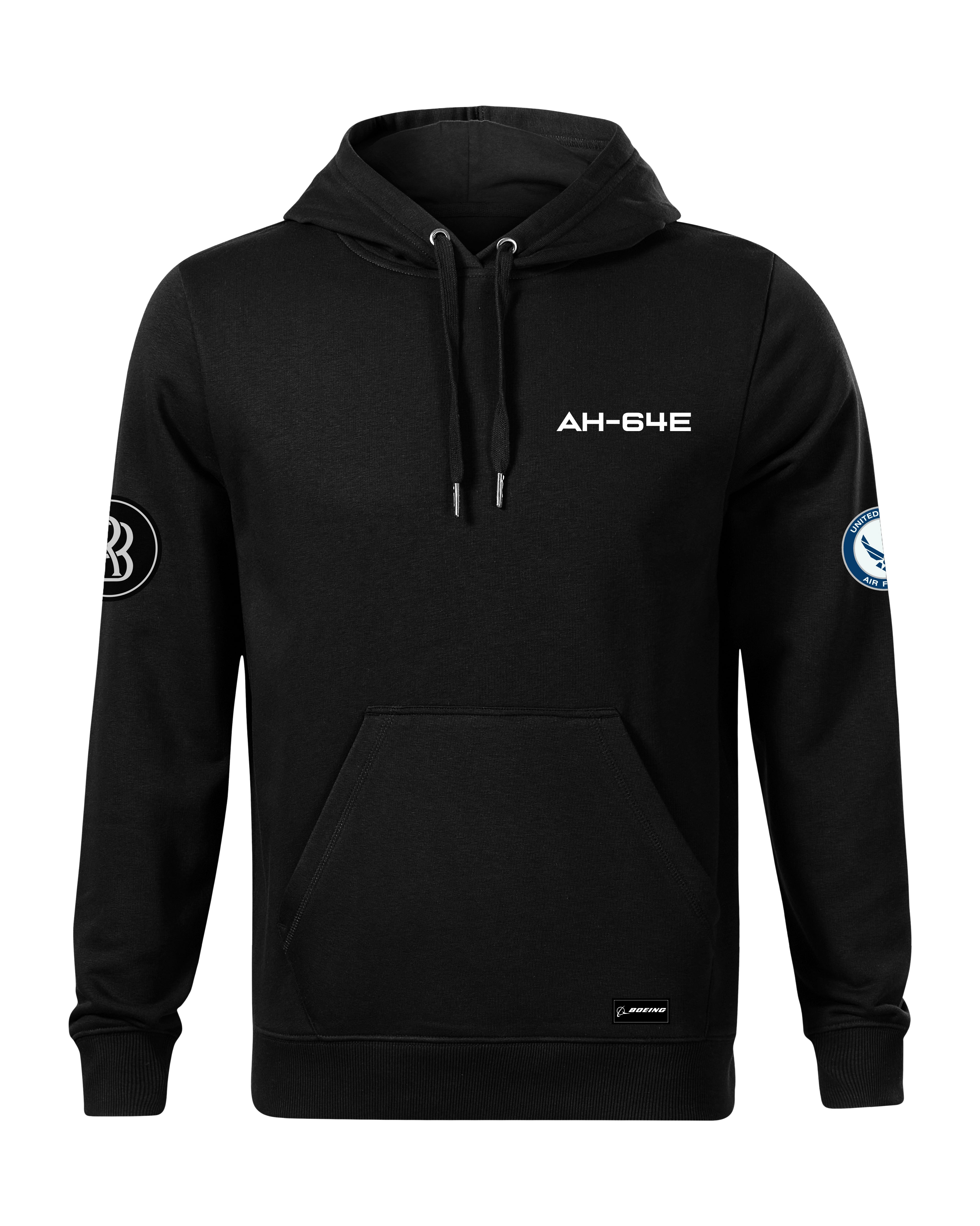 AH-64E Apache Hoodie 320g Black/Grey