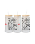 Abrams M1A2 PL Szklanka z pokrywką i słomką 500 ml