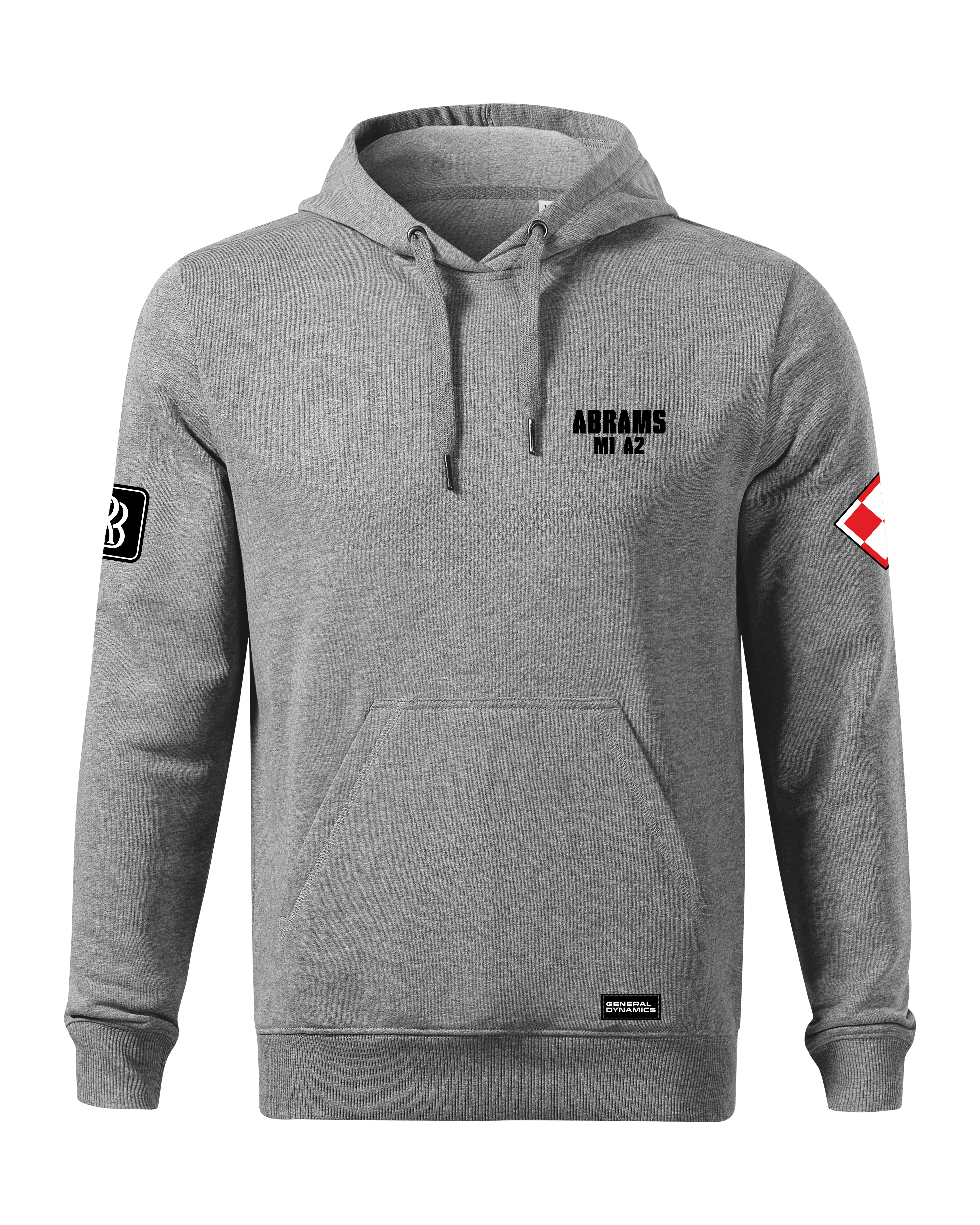 Abrams M1A2 PL Hoodie 320g Black/Grey