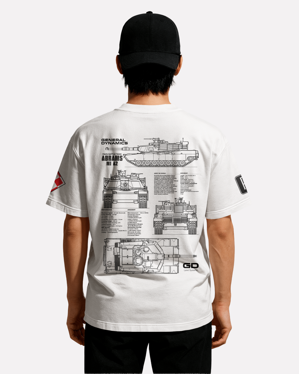 Abrams M1A2 PL T-shirt Classic Unisex (3 kolory)