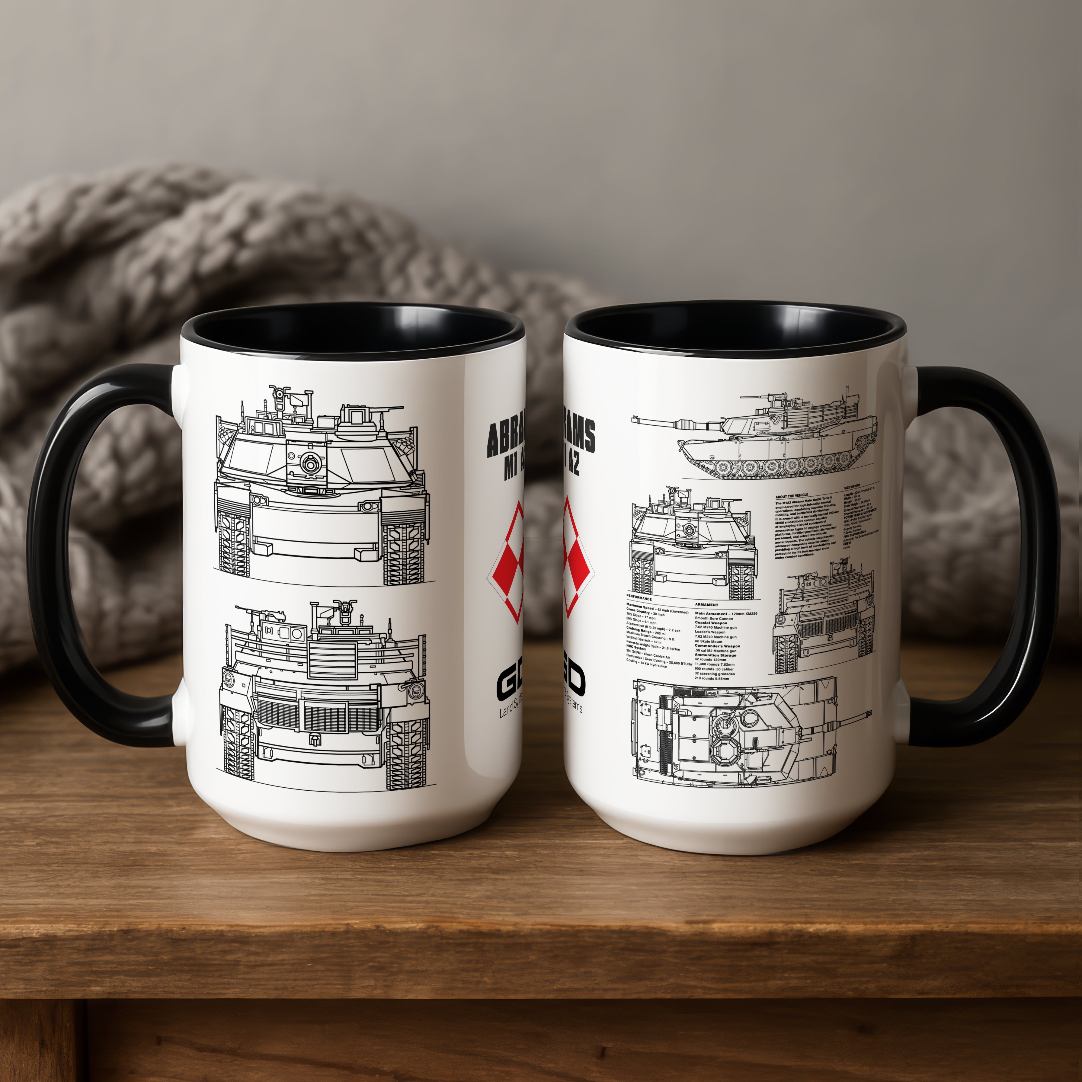 Abrams M1A2 PL Mug 440ml