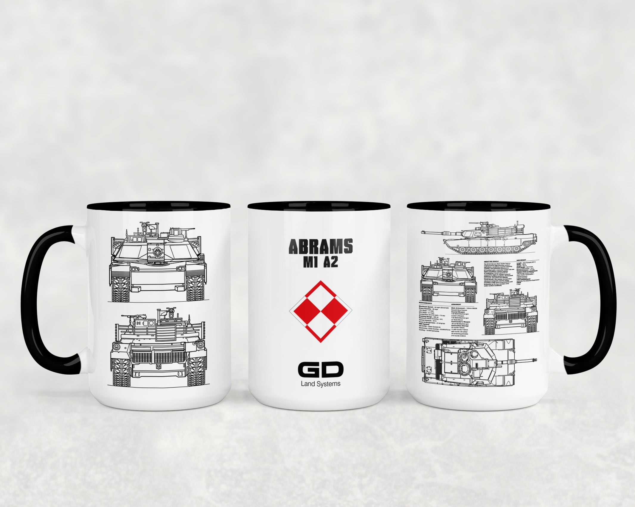 Abrams M1A2 PL Mug 440ml