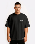 B-2 Spirit Oversize T-shirt Unisex biała/czarna