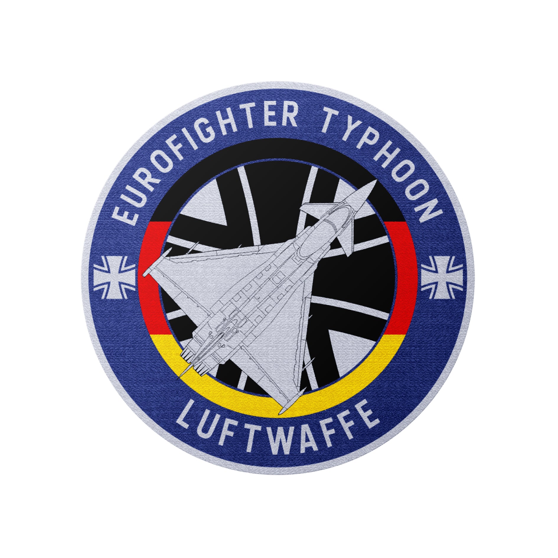 Eurofighter Typhoon Luftwaffe Termo aplikacja tekstylna