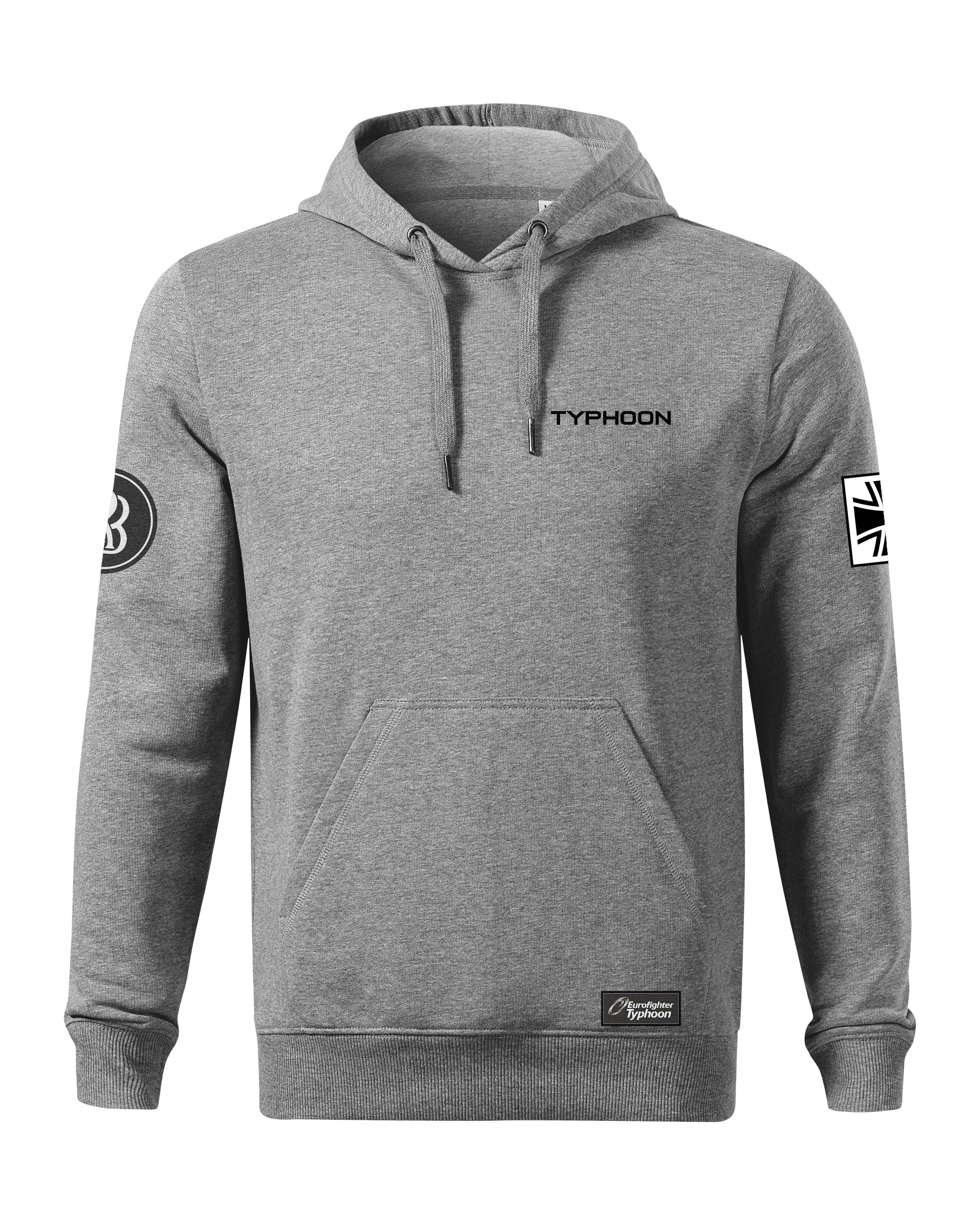 Eurofighter Typhoon Luftwaffe Hoodie 320g Black/Grey