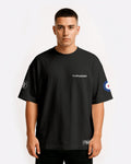 Eurofighter Typhoon RAF Oversize T-shirt Unisex biała/czarna