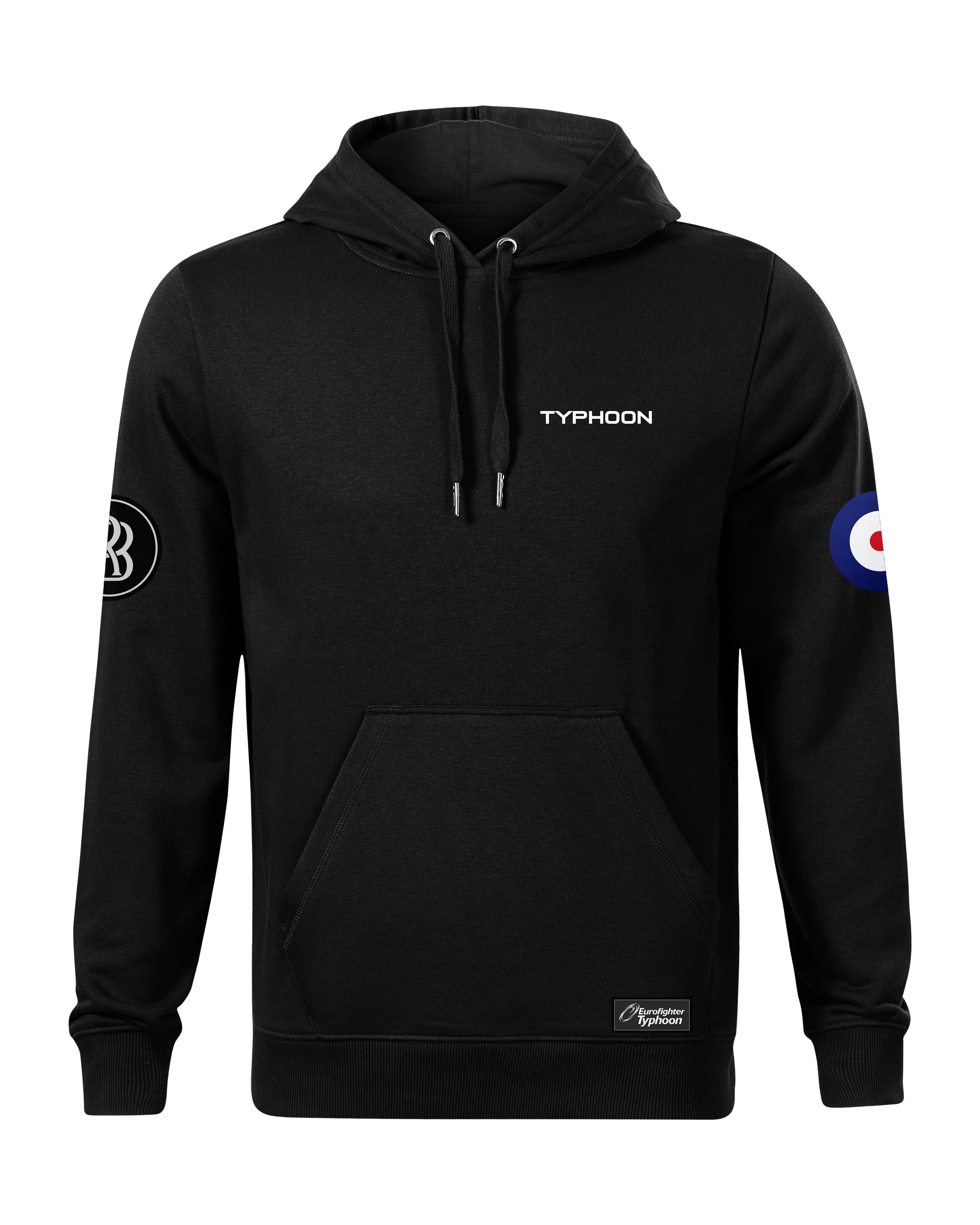 Eurofighter Typhoon RAF Hoodie 320g Black/Grey
