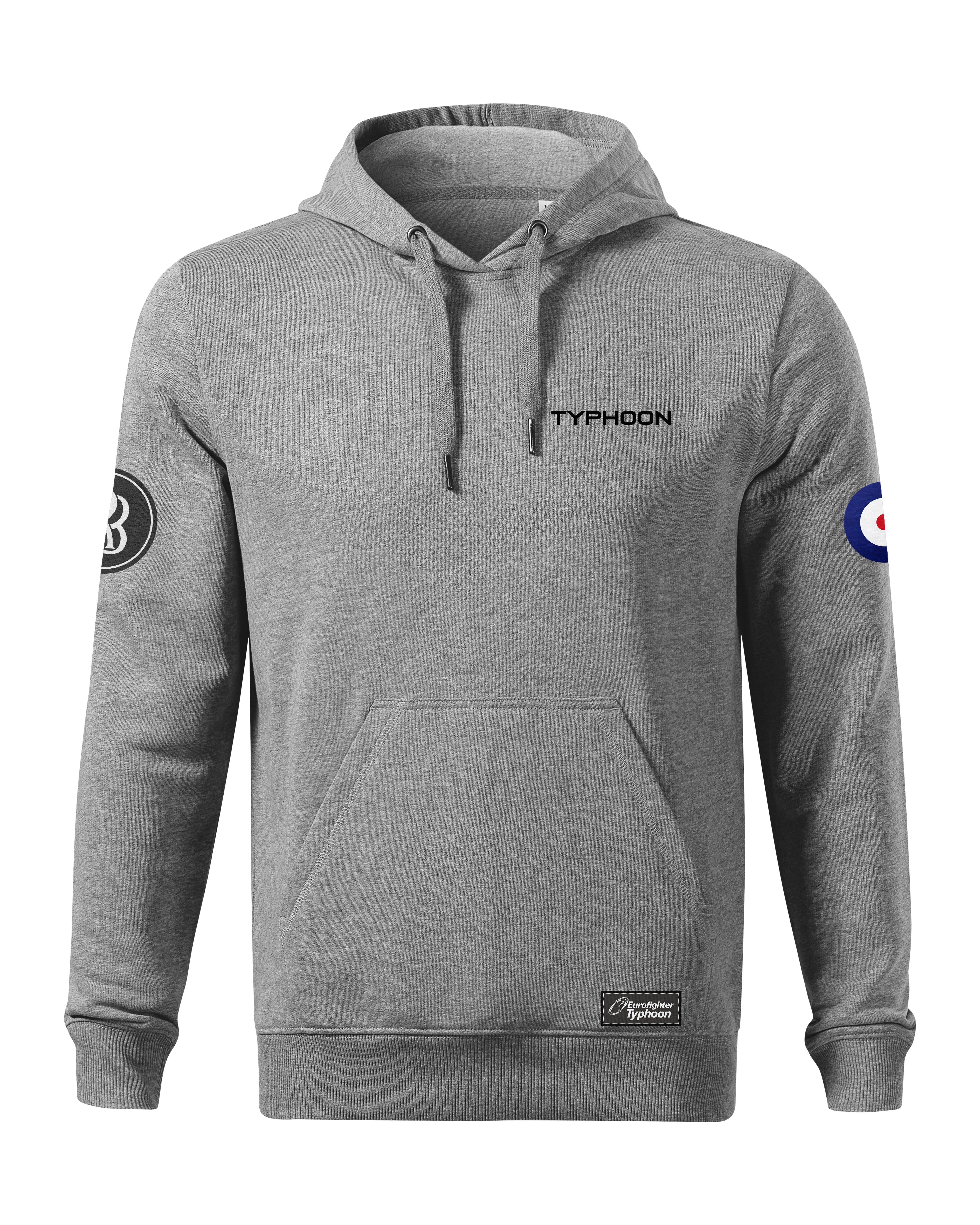 Eurofighter Typhoon RAF Hoodie 320g Black/Grey