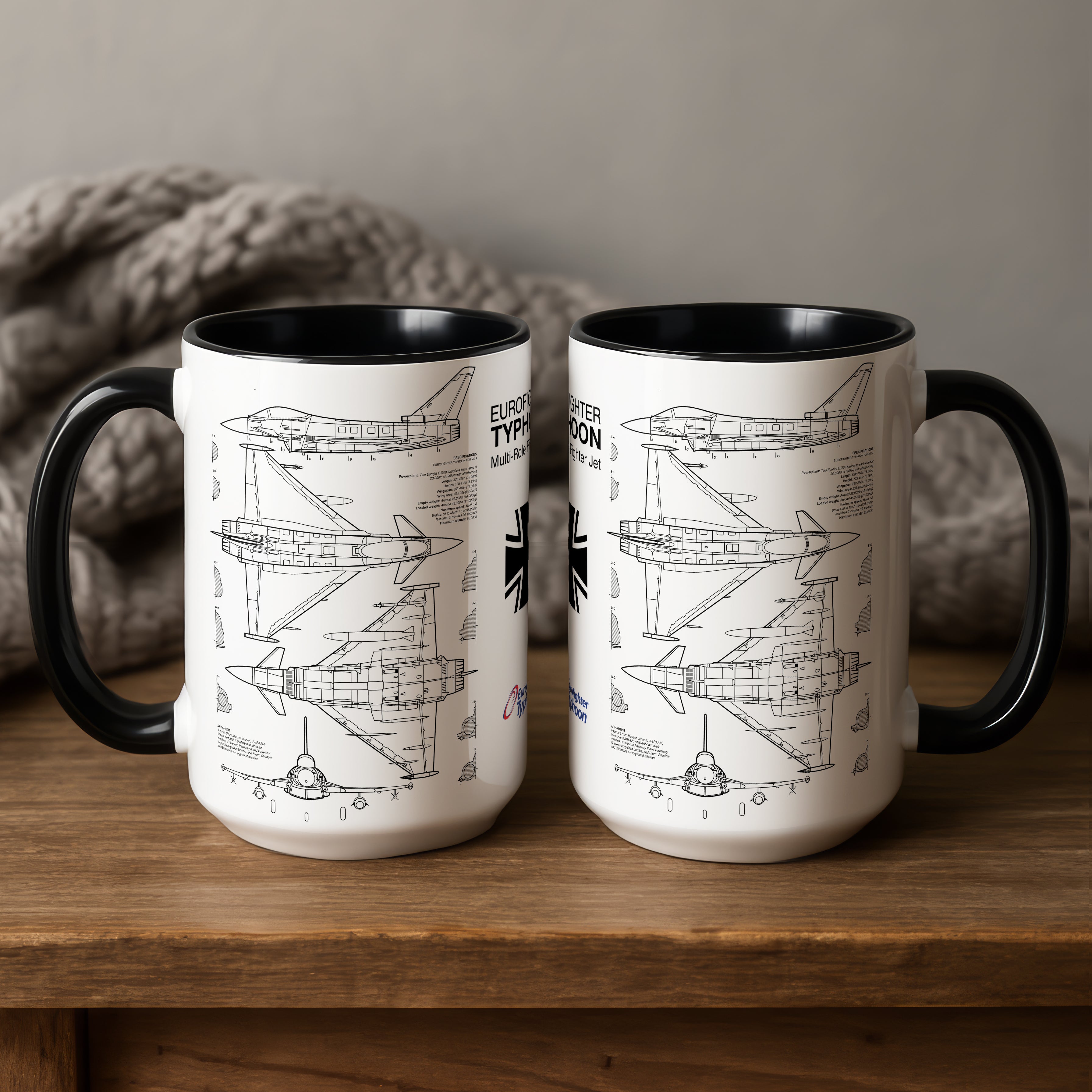 Eurofighter Typhoon Luftwaffe Kubek 440ml