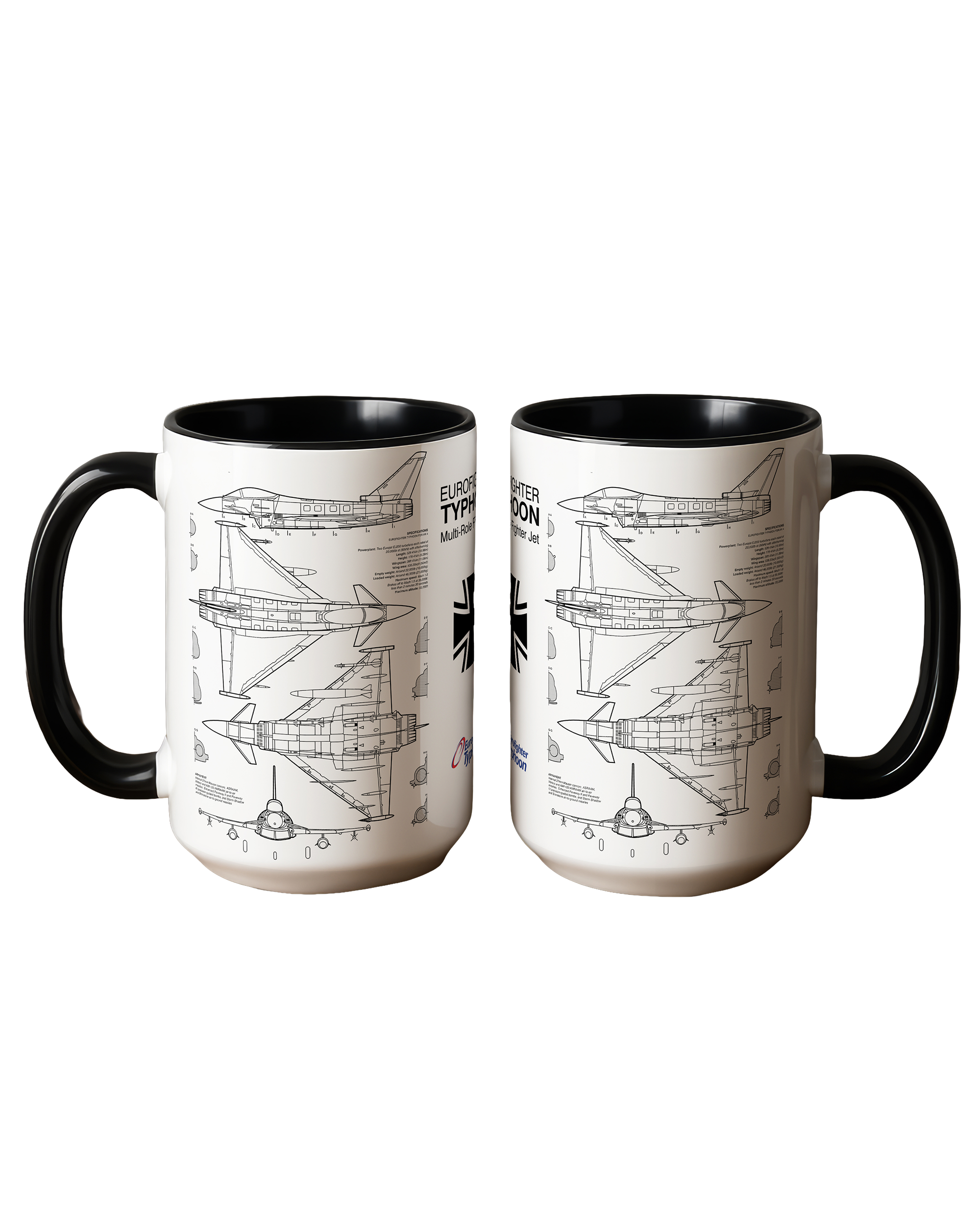 Eurofighter Typhoon Luftwaffe Kubek 440ml