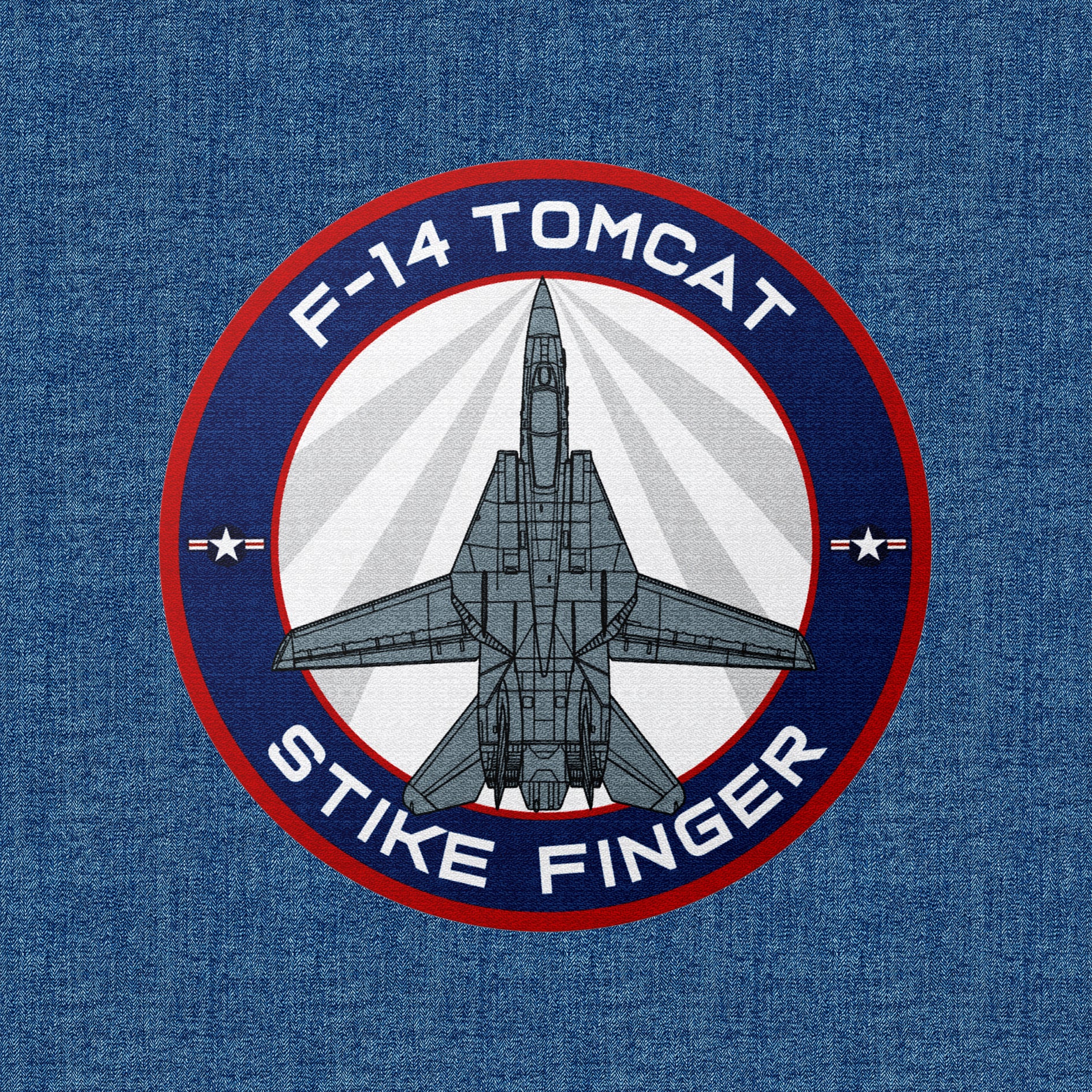 F-14 Tomcat Termo aplikacja tekstylna