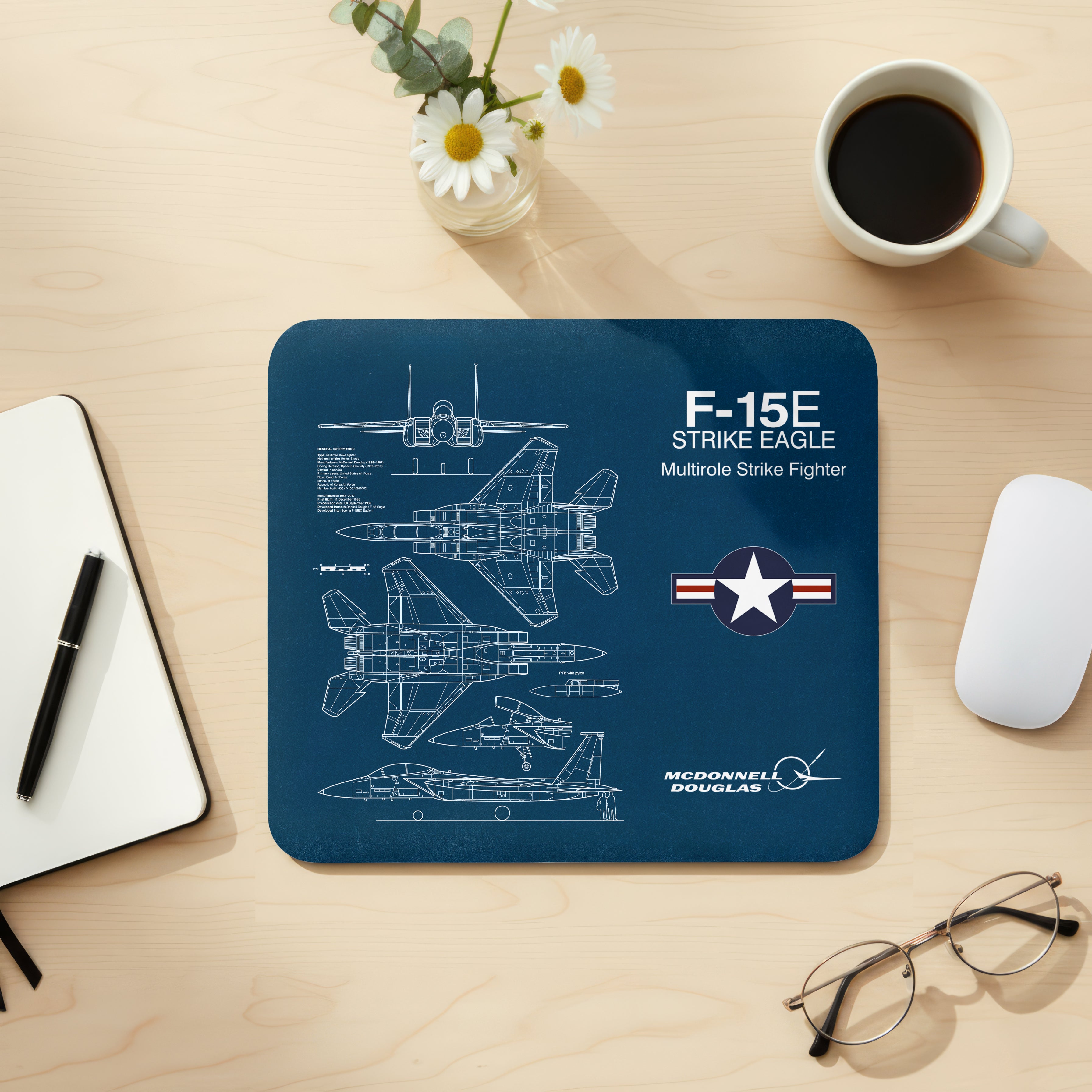 F-15E Mouse Pad (3 Variants)