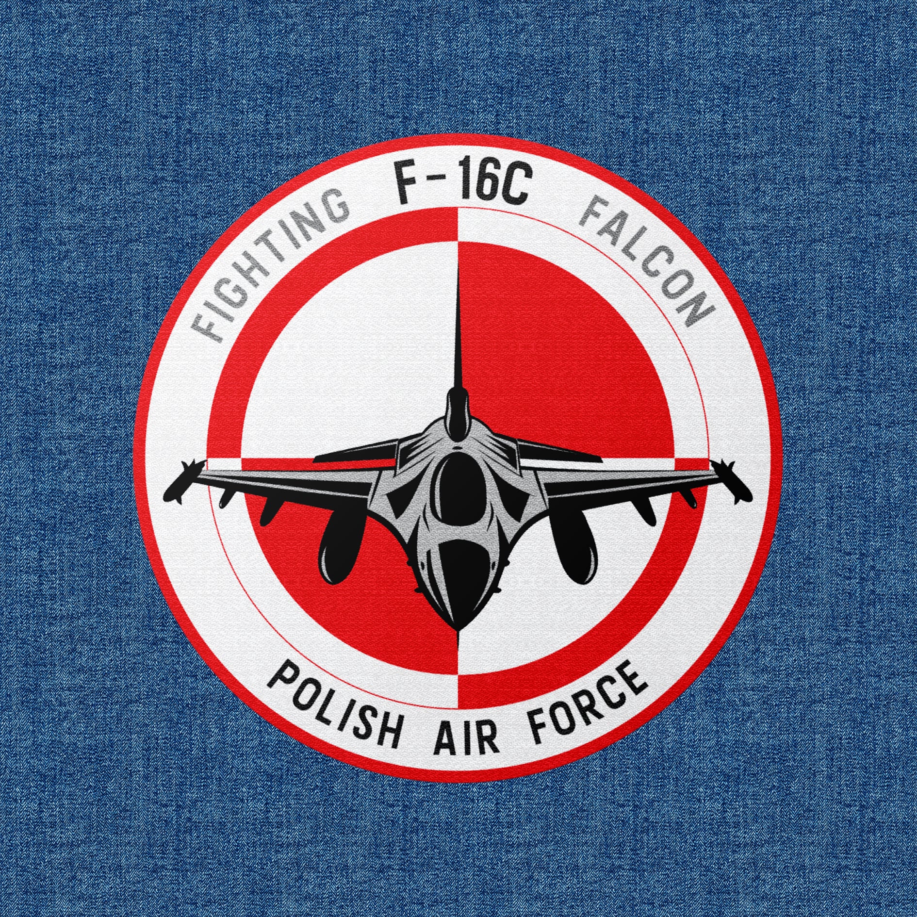 F-16 Termo aplikacja tekstylna