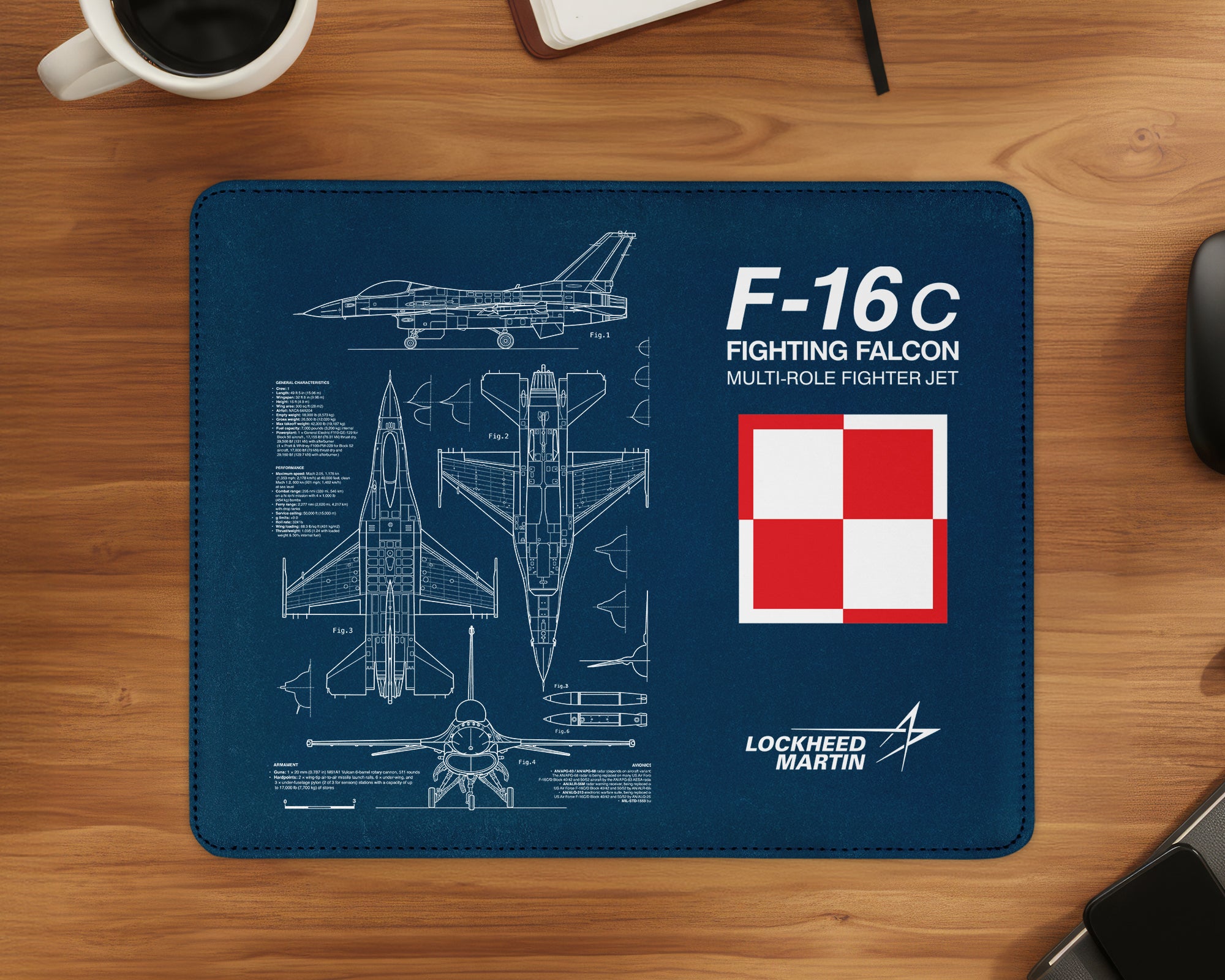 F-16 Mouse Pad (3 Variants)