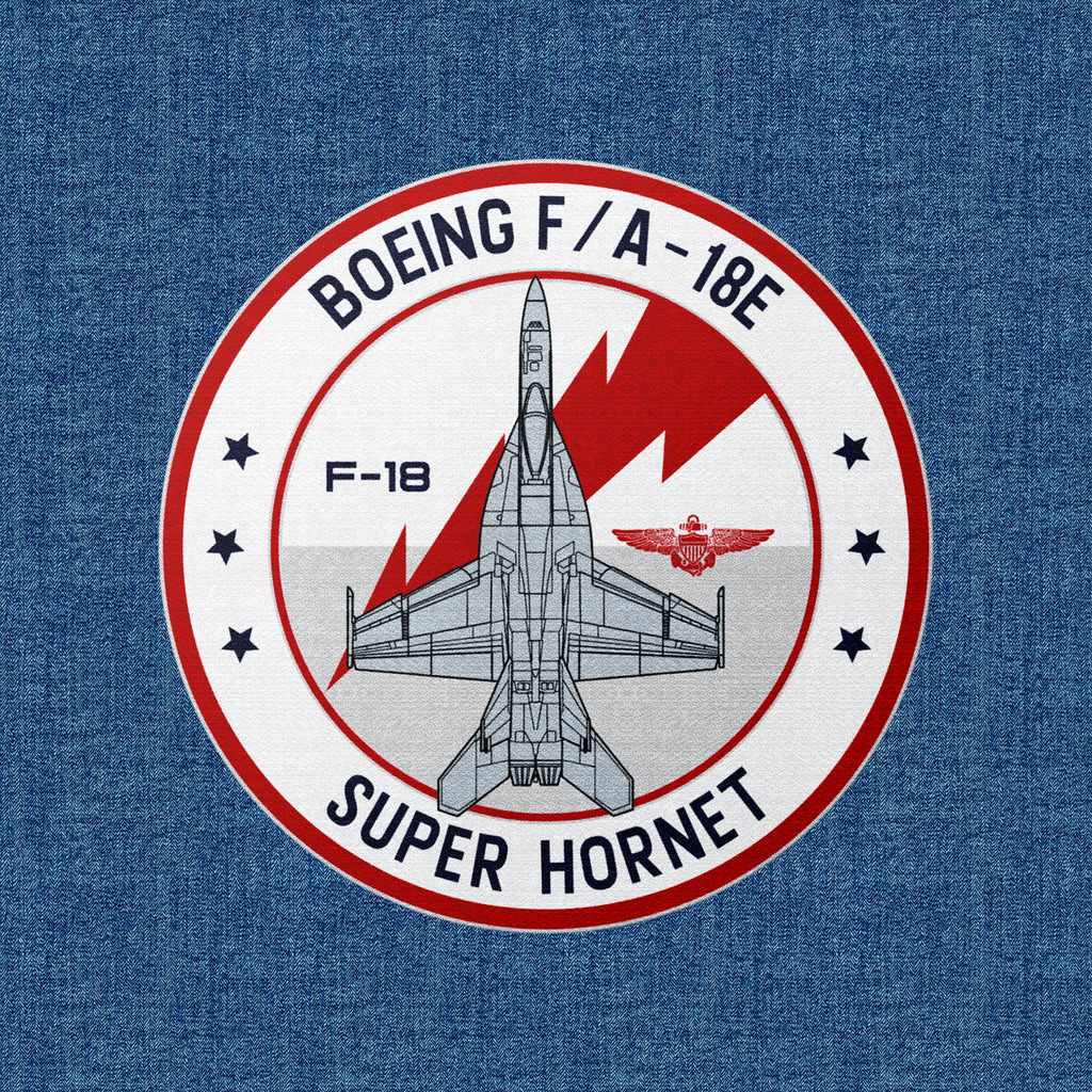 F-18 Hornet Termo aplikacja tekstylna