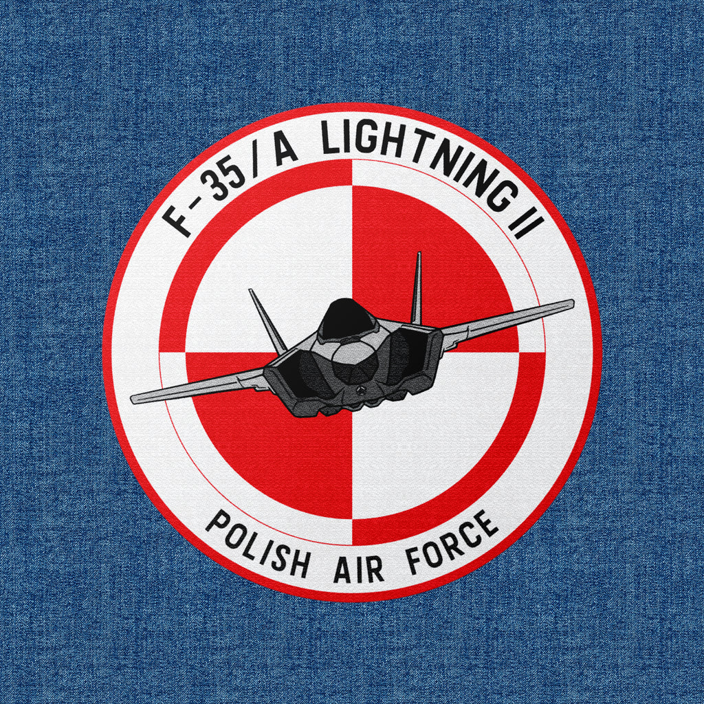 F-35A Termo aplikacja tekstylna