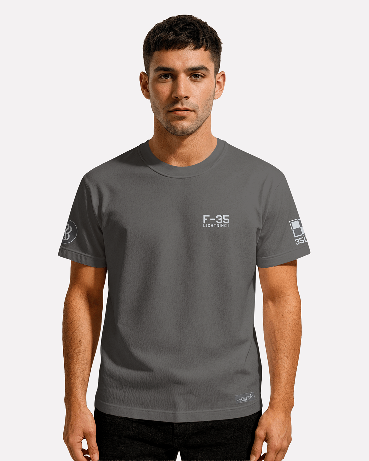 F-35A Classic Unisex T-shirt White/Black