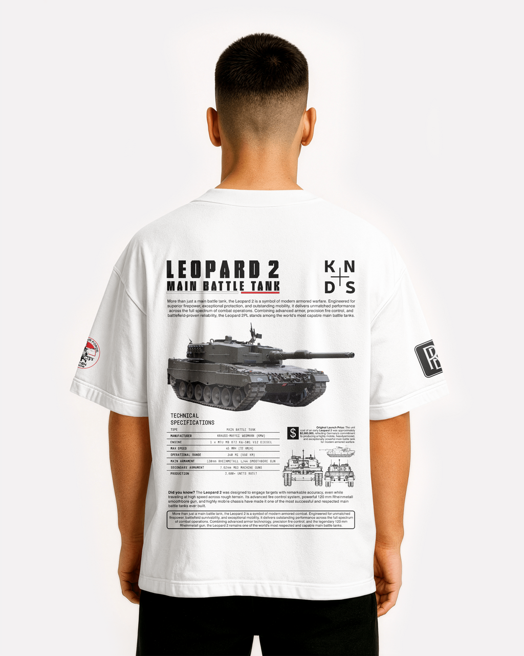 Футболка унисекс Leopard 2 PL Oversize (3 цвета)