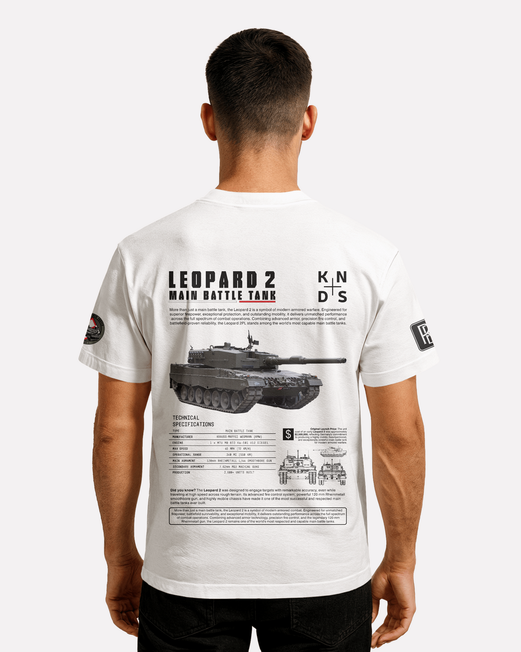 Классическая футболка унисекс с леопардовым принтом Leopard 2 PL (3 цвета)
