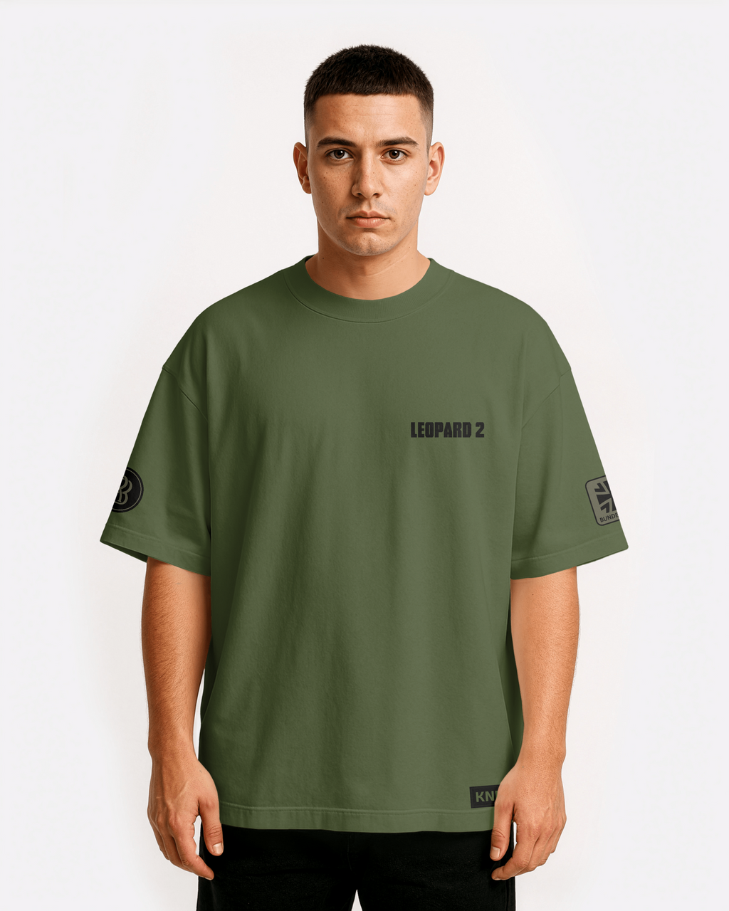 Leopard 2 Budeswera Oversize T-shirt Unisex (3 kolory)