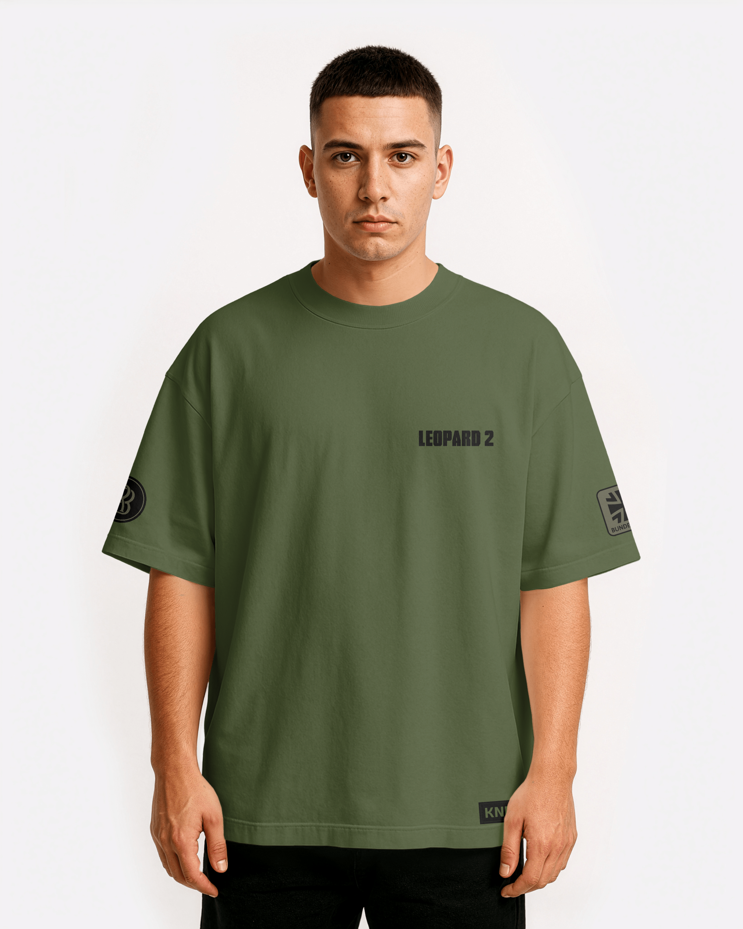 Leopard 2 Budeswera Oversize T-shirt Unisex (3 kolory)