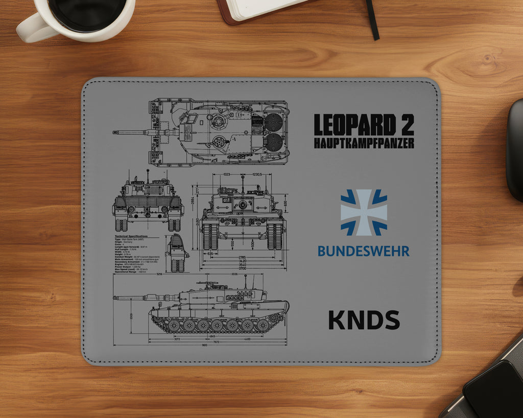 Leopard 2 Budeswera Podkładka pod myszkę (3 warianty)