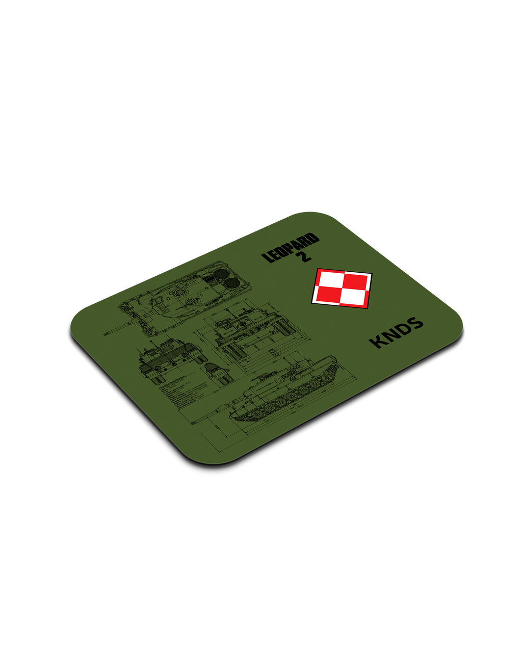 Leopard 2 PL Podkładka pod myszkę (3 warianty)