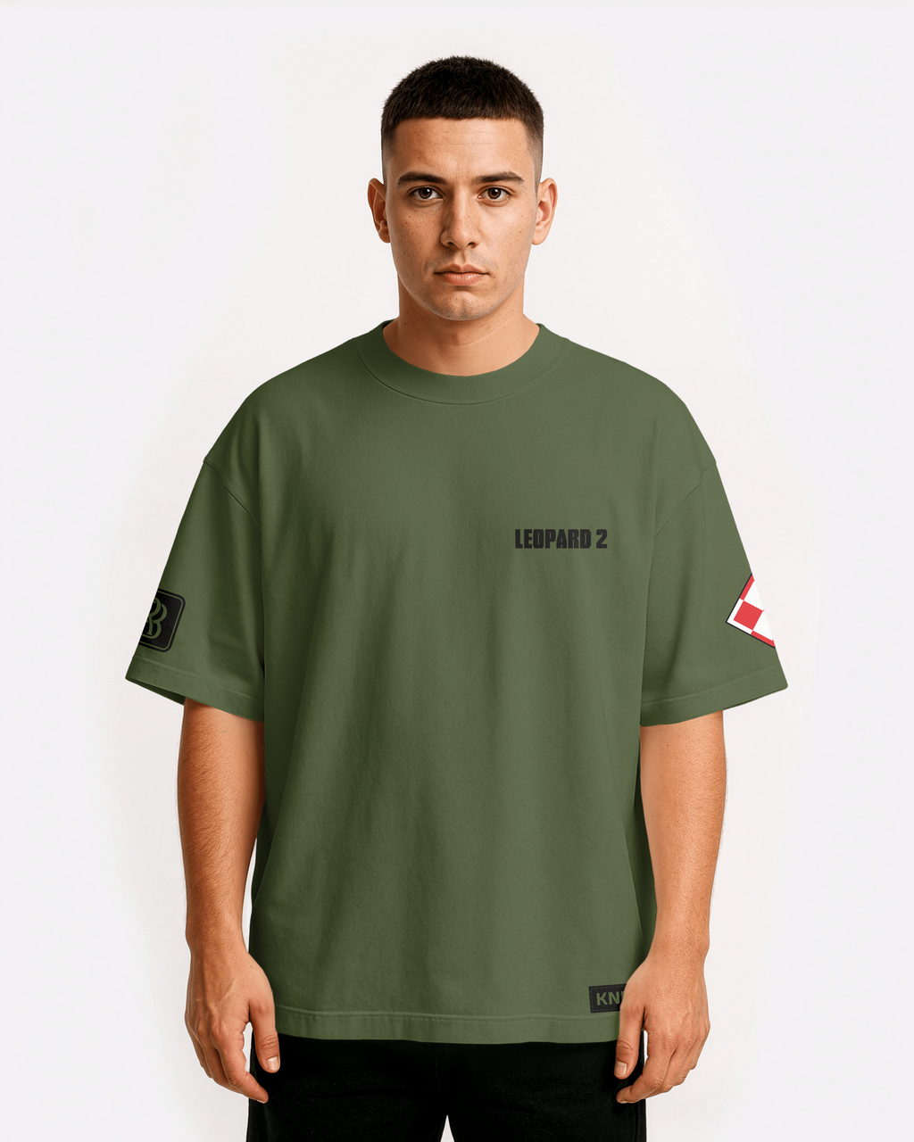 Leopard 2 PL Oversize T-shirt Unisex (3 kolory)