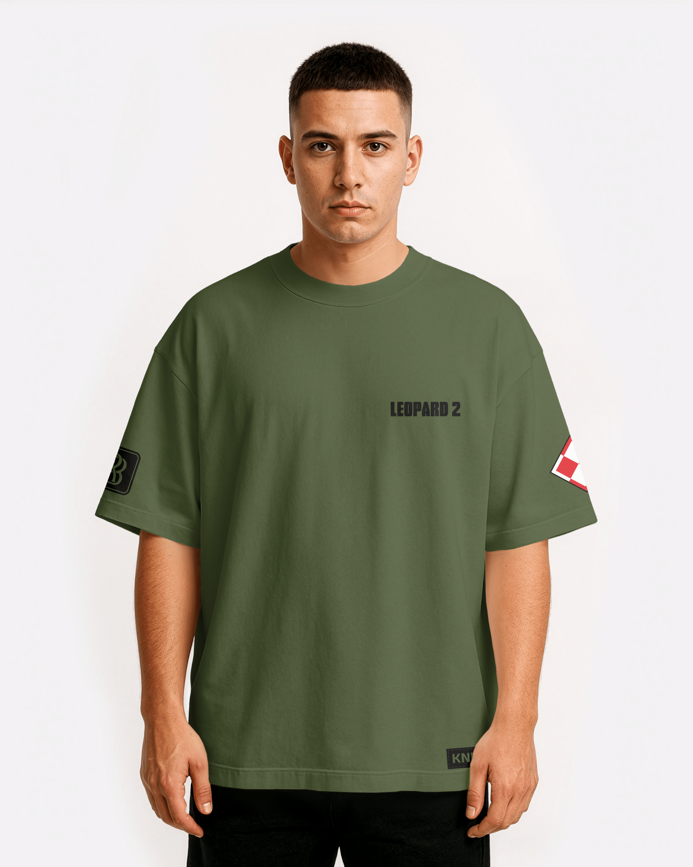 Leopard 2 PL Oversize T-shirt Unisex (3 kolory)