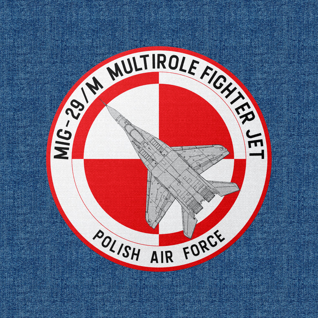 MIG-29 Termo aplikacja tekstylna