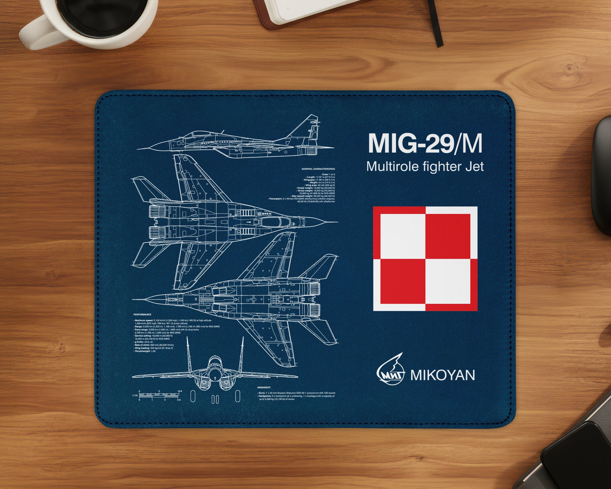 MIG-29 Mouse Pad (3 Variants)