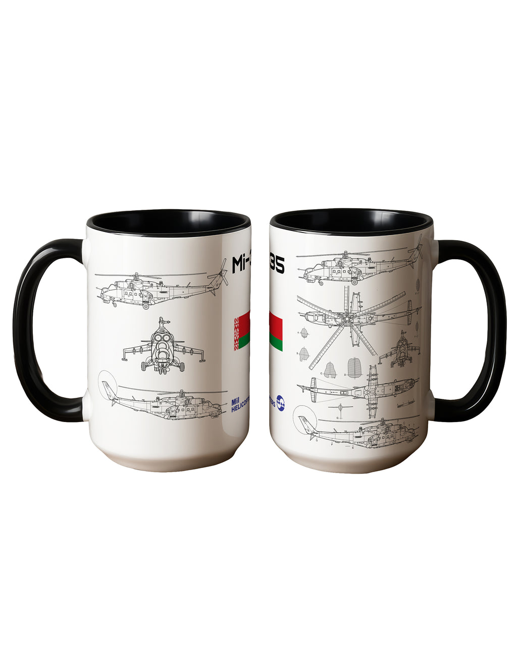 Mi-35 – Siły Powietrzne Białorusi Kubek 440ml