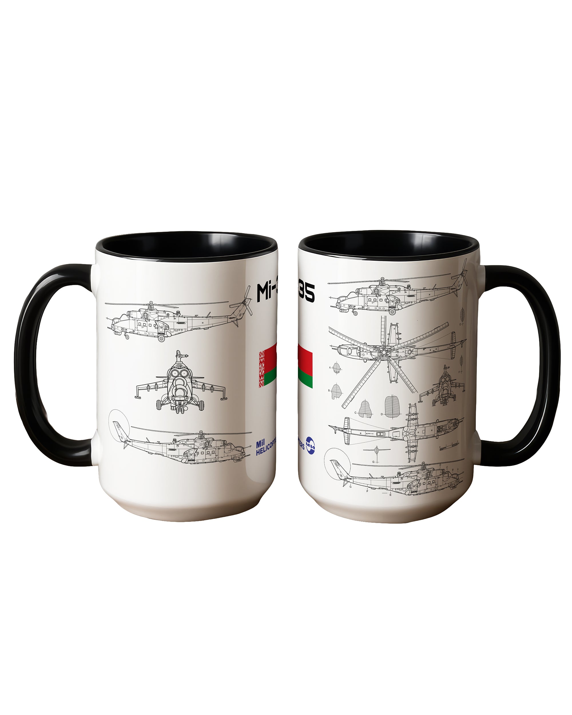 Mi-35 – Siły Powietrzne Białorusi Kubek 440ml