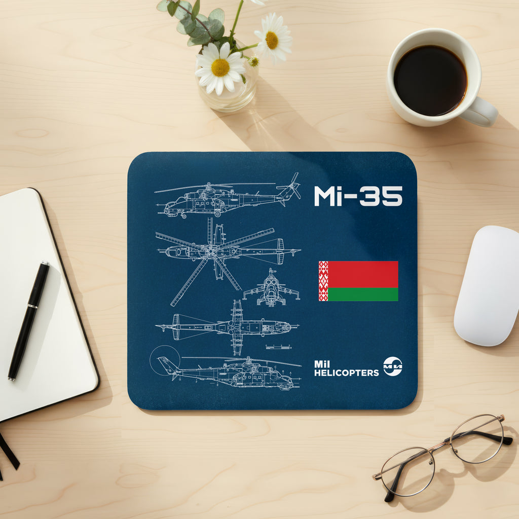 Mi-35 – Siły Powietrzne Białorusi Podkładka pod myszkę (3 warianty)