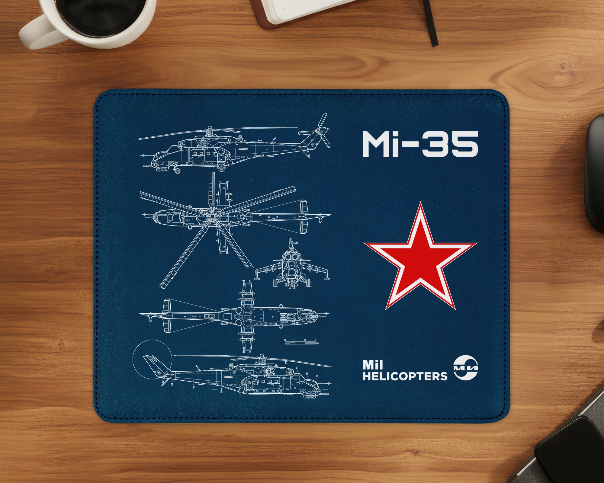Mi-35 Podkładka pod myszkę (3 warianty)