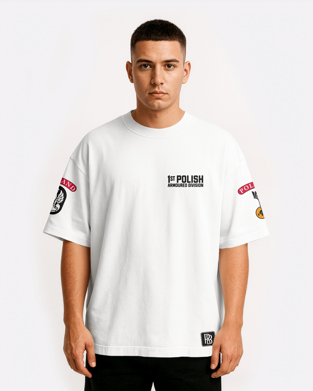 F-35A Oversize T-shirt Unisex White/Black