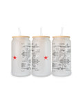 SU-35 Szklanka z pokrywką i słomką 500 ml
