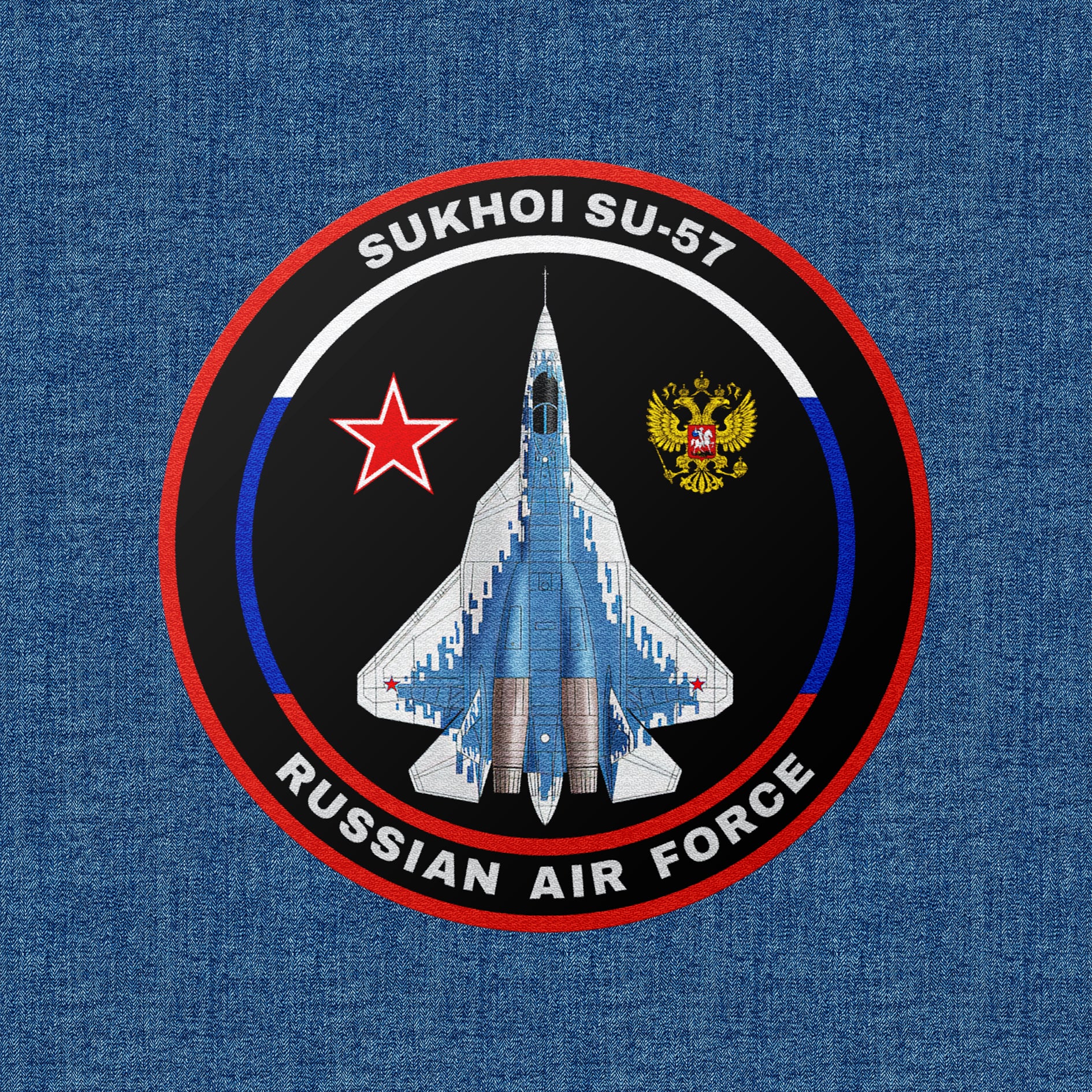 SU-57 Termo aplikacja tekstylna