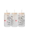 SU-57 Szklanka z pokrywką i słomką 500 ml