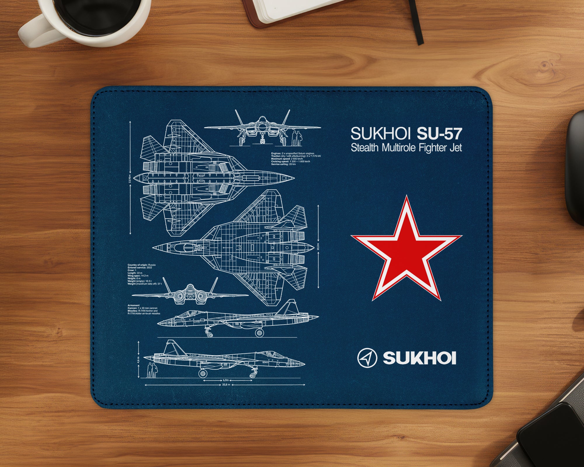 SU-57 Mouse Pad (3 Variants)