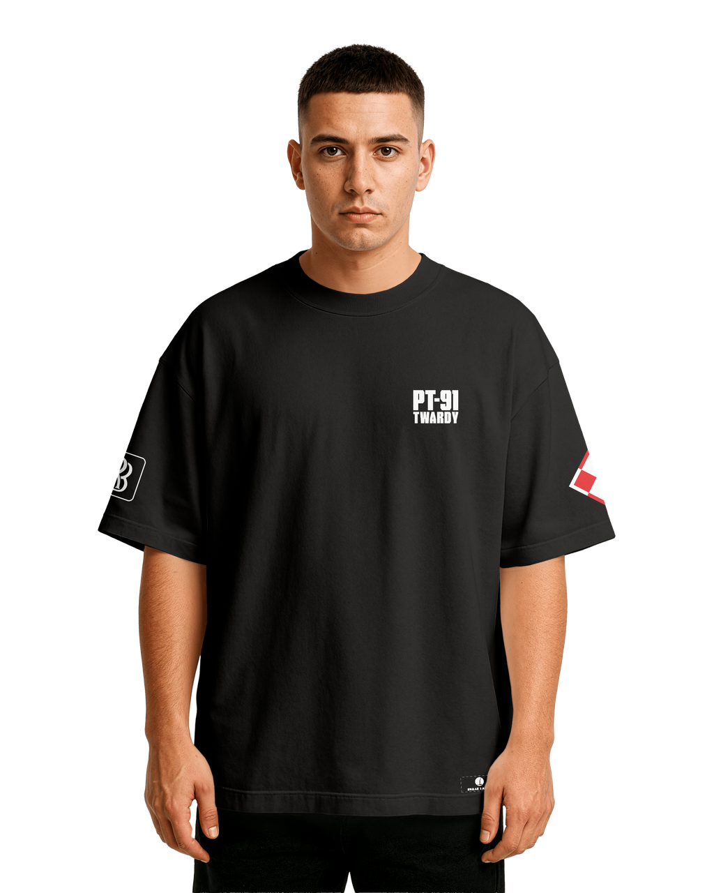 PT-91 Twardy Oversize T-shirt Unisex (3 kolory)