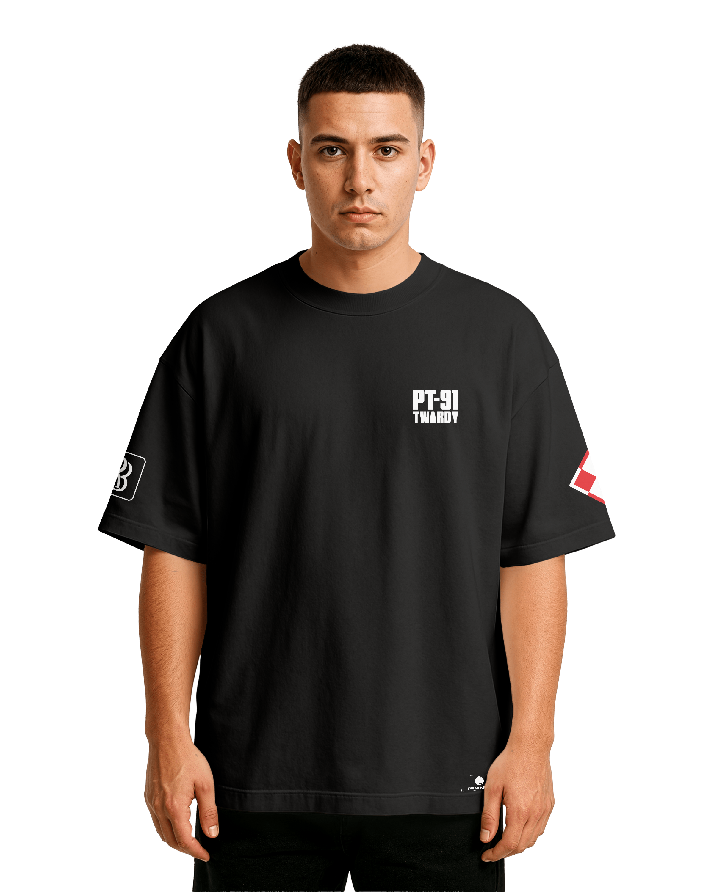 PT-91 Twardy Oversize T-shirt Unisex (3 kolory)