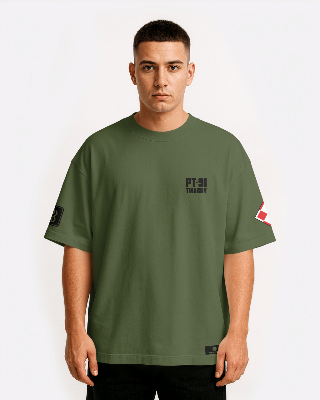 PT-91 Twardy Oversize T-shirt Unisex (3 kolory)