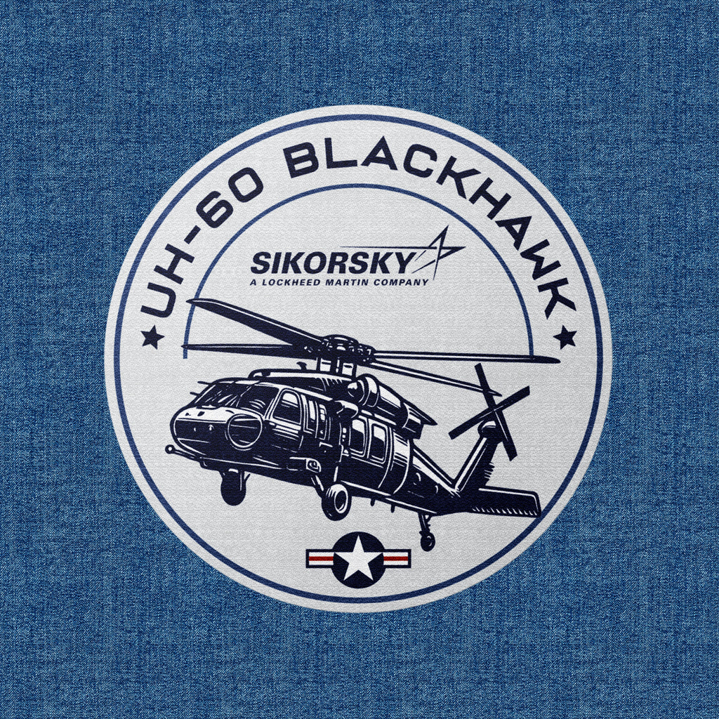 UH-60 Blackhawk Termo aplikacja tekstylna