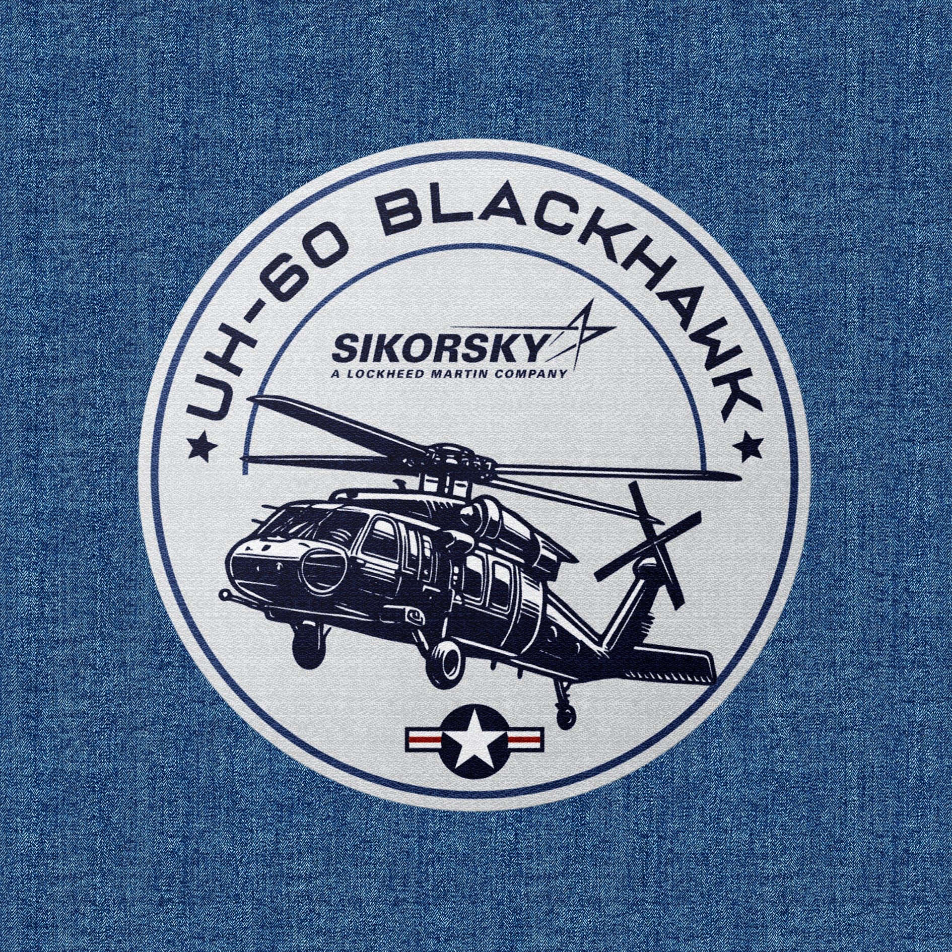 UH-60 Blackhawk Termo aplikacja tekstylna