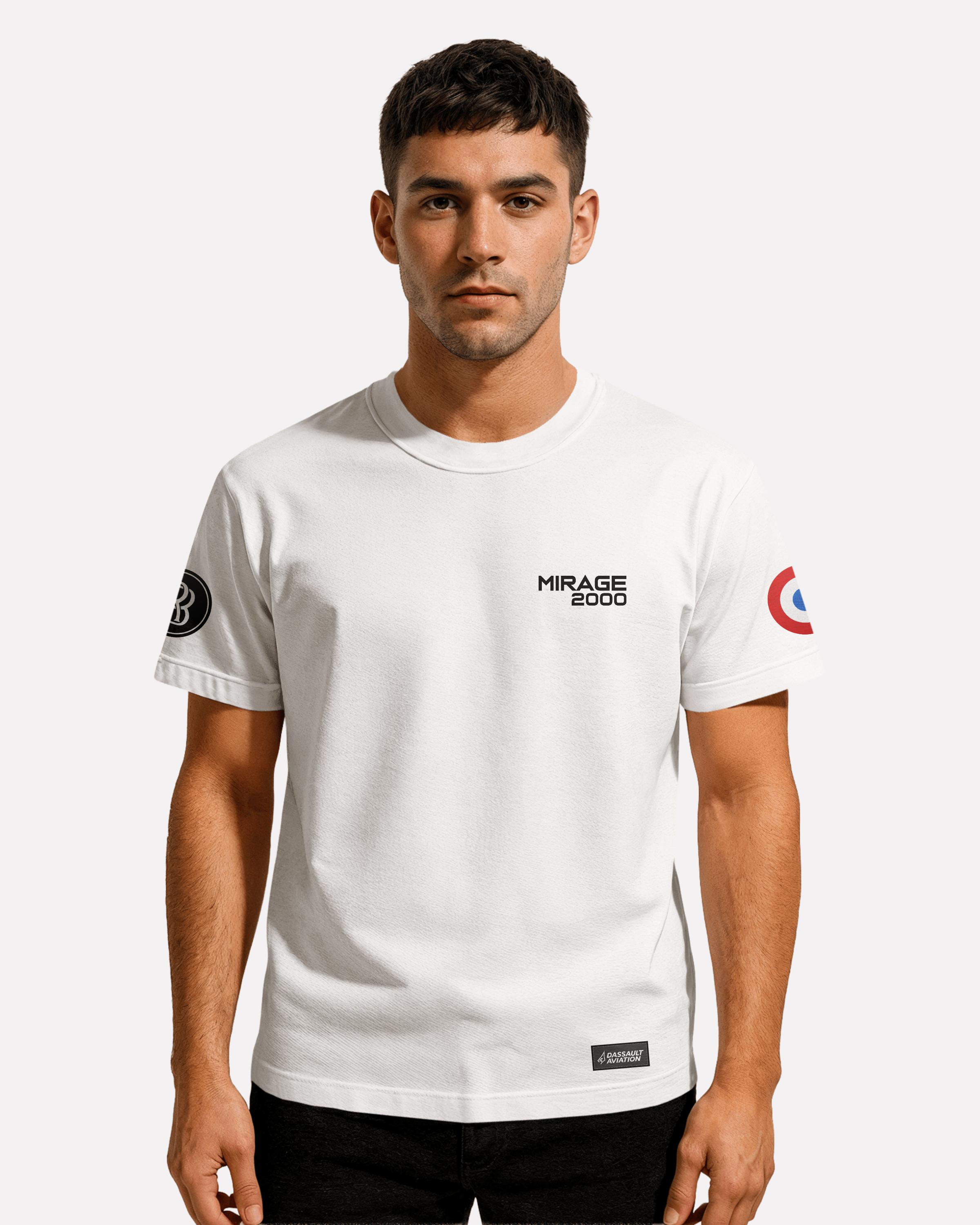 Mirage 2000 T-shirt Classic Unisex biała/czarna